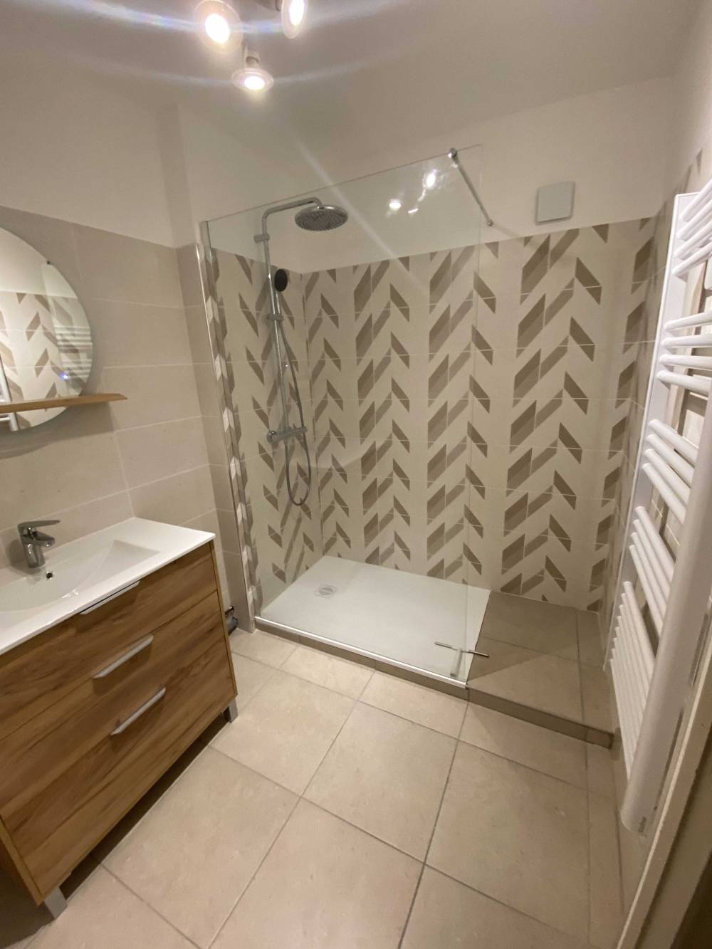 Chantier de salle de bain à Montluçon (2)